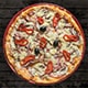 Pizza de Frango com Legumes